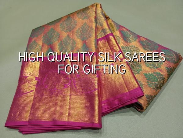 High-Quality Silk Sarees for Gifting | Chaaruhashini Textiles