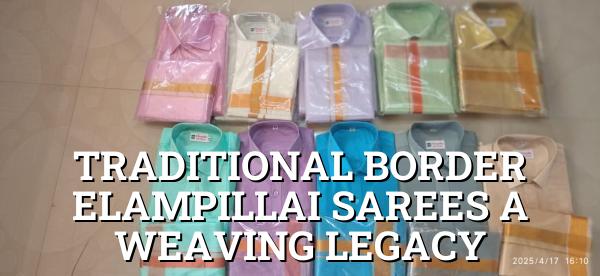 Traditional Border Elampillai Sarees: A Weaving Legacy