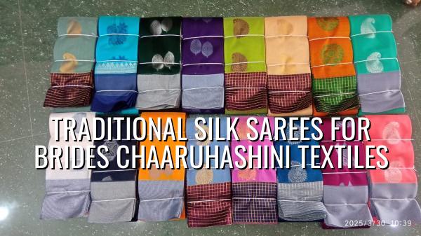Traditional Silk Sarees for Brides - Chaaruhashini Textiles